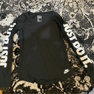 Nike Long Sleeve Shirt JUST DO IT Women’s Small T-Shirt